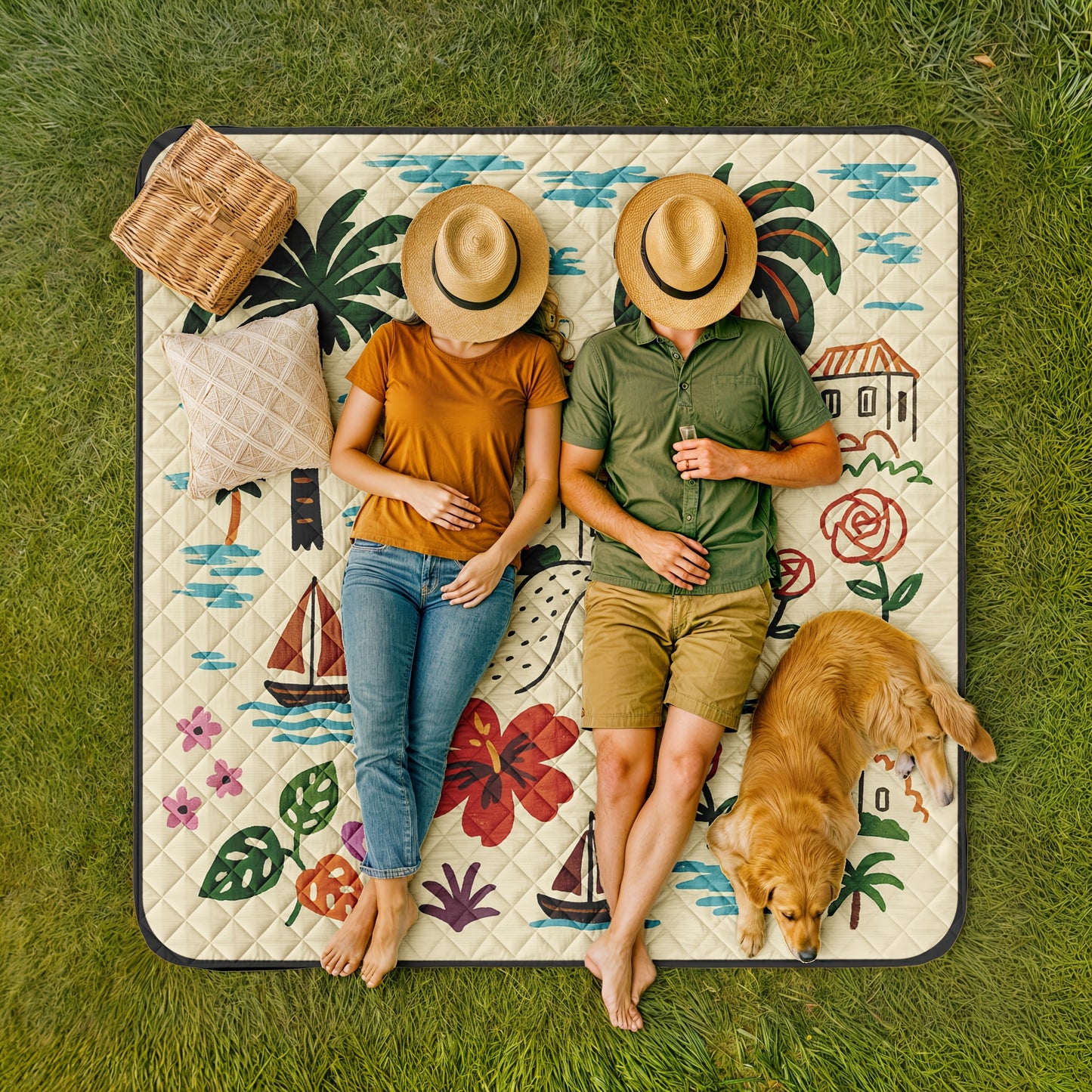 Extra Large Foldable Picnic Blanket