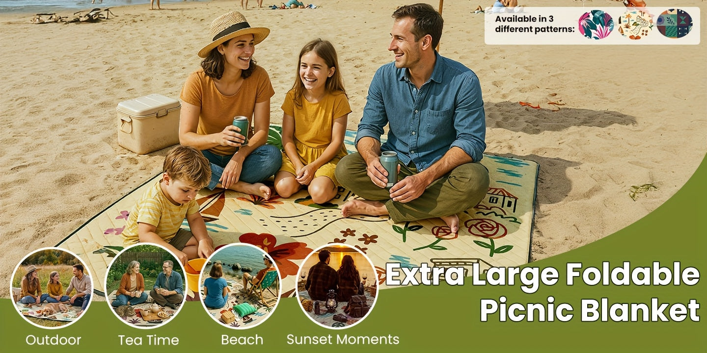 Extra Large Foldable Picnic Blanket