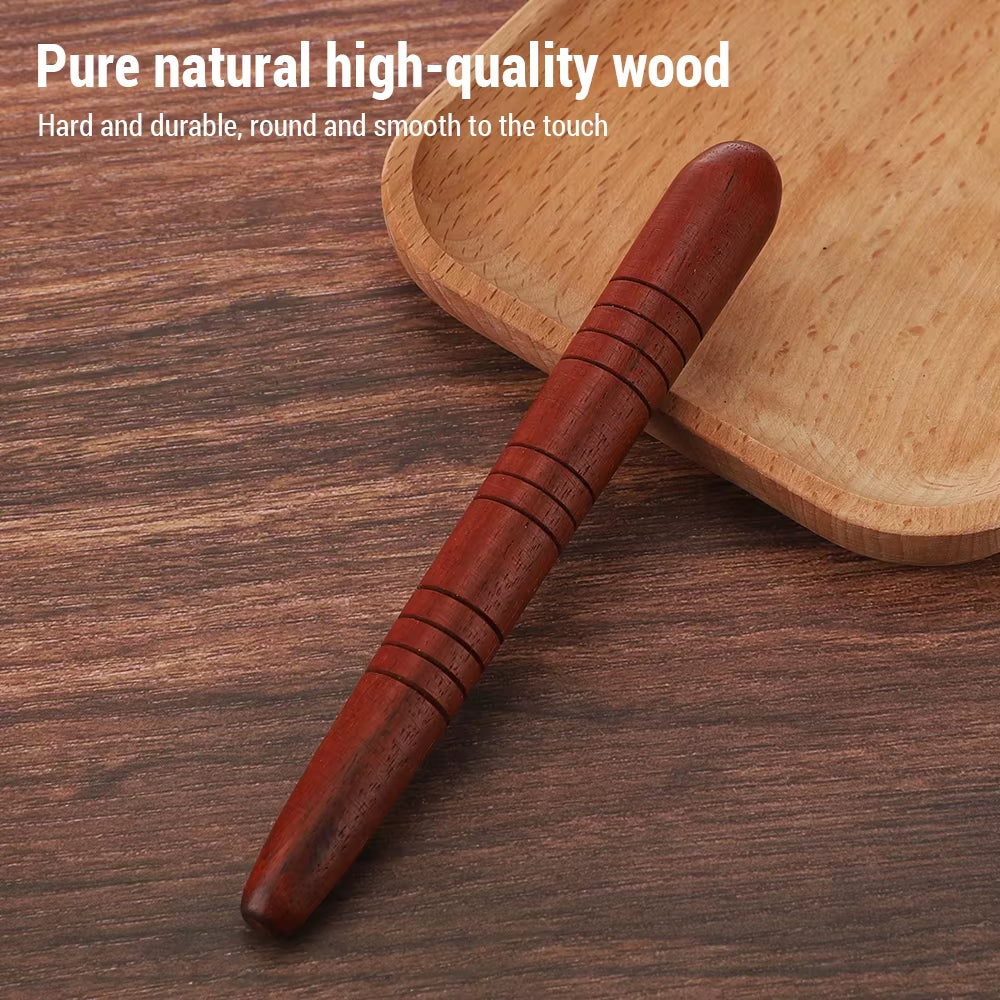 Wooden Foot Spa Physiotherapy Reflexology Thai Foot Massage Health Chart Free Massage Stick Tool