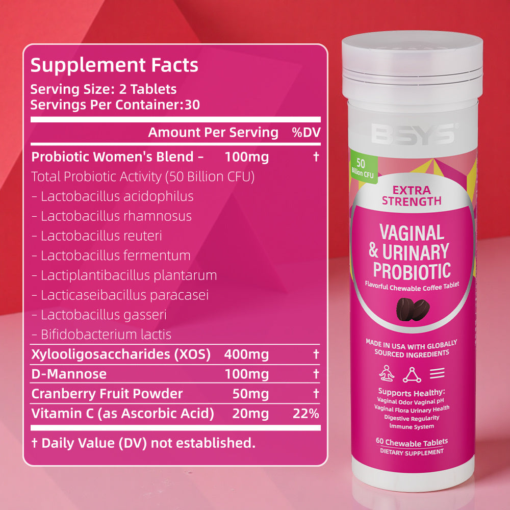 BSYS Vaginal Probiotics Chews - CoffeeLoversEssential