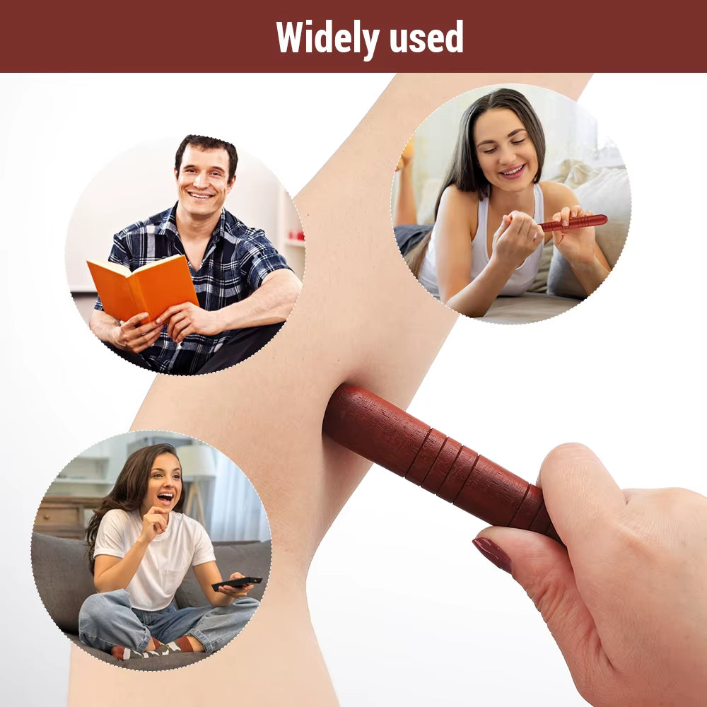 Wooden Foot Spa Physiotherapy Reflexology Thai Foot Massage Health Chart Free Massage Stick Tool
