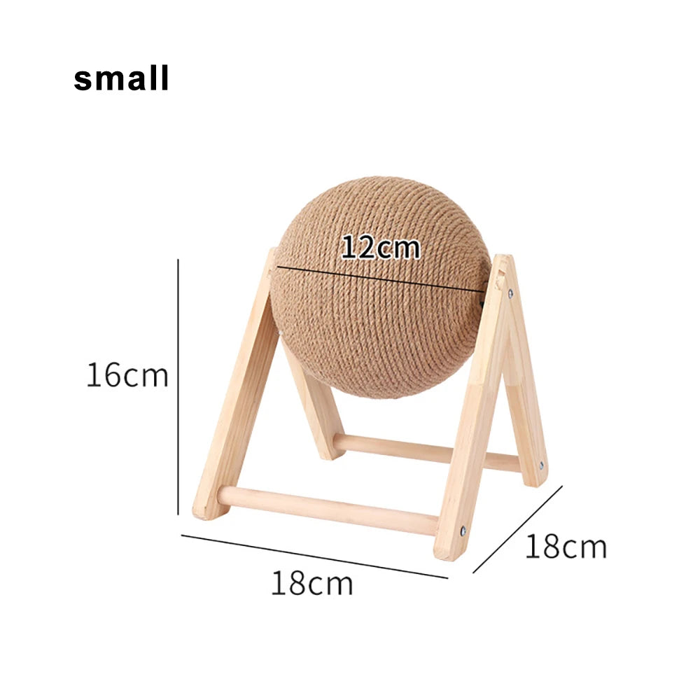 ClawHaven Wooden Cat Scratching Post