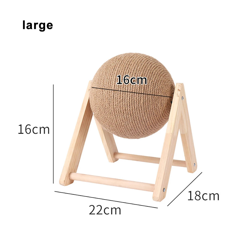 ClawHaven Wooden Cat Scratching Post