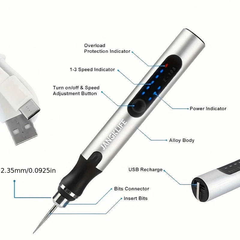 CordlessCrafter: USB Engraving Tool Kit