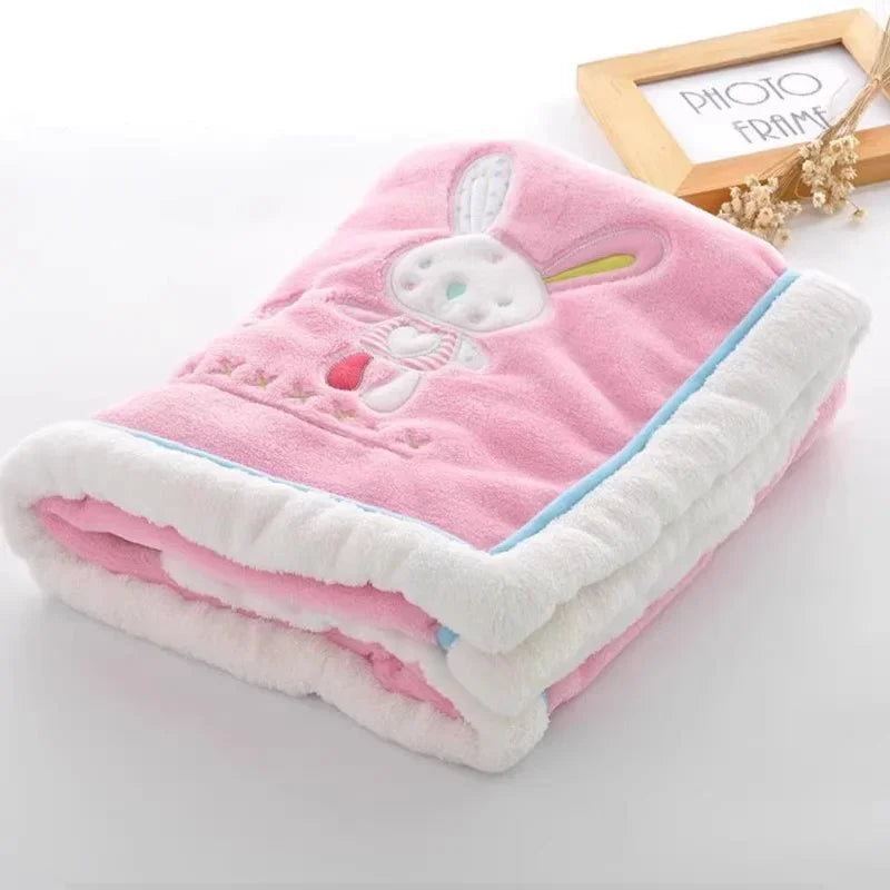 Baby Cartoon Flannel Blanket