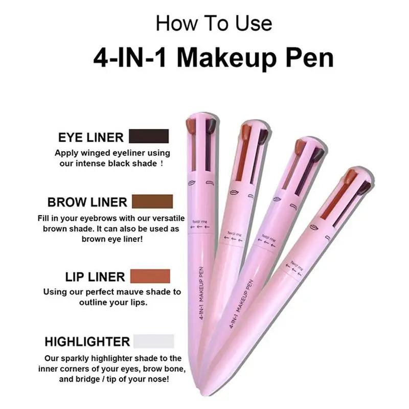 Define & Shine™ 4-in-1 Waterproof Eyebrow & Eye Pencil