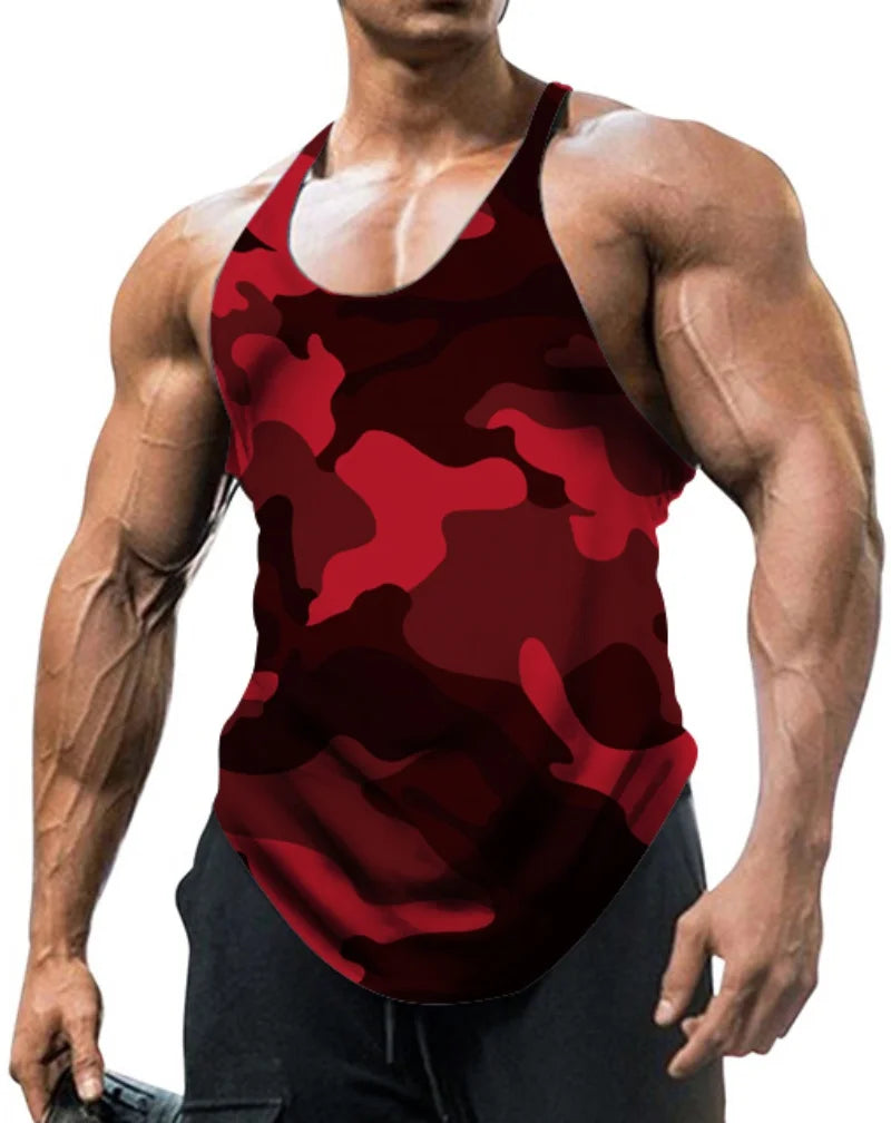 Men’s Vintage Printed Tank Top