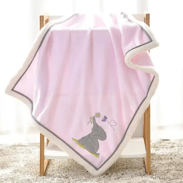 Baby Cartoon Flannel Blanket