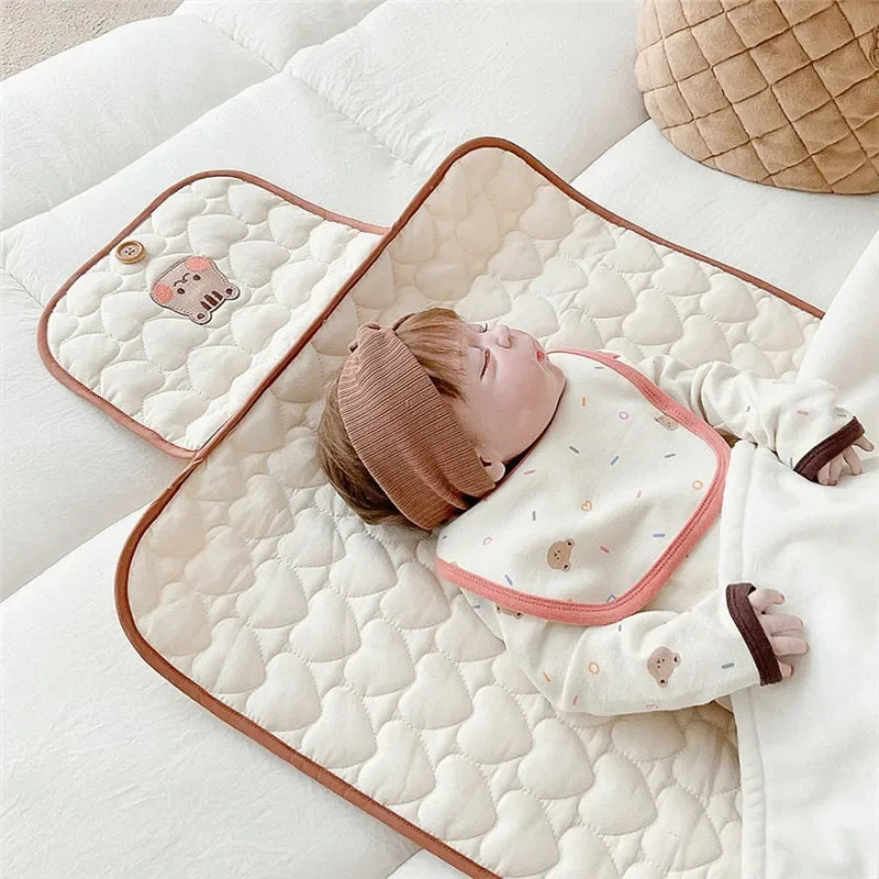 Soft Cotton Baby Changing Pad