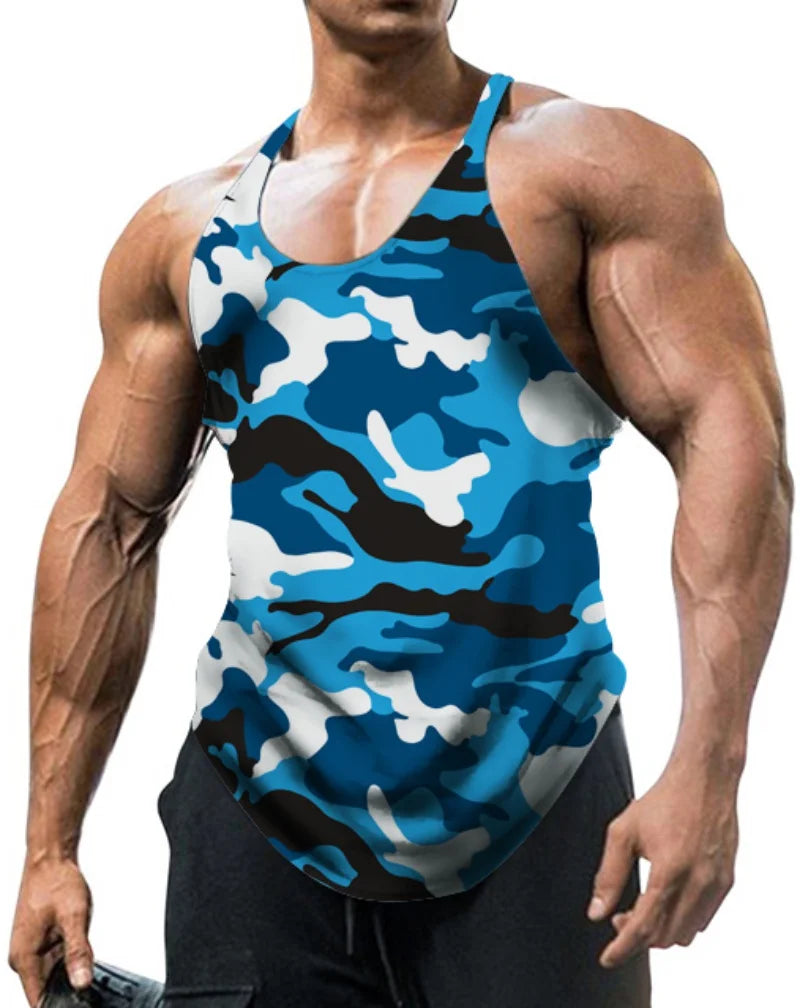 Men’s Vintage Printed Tank Top