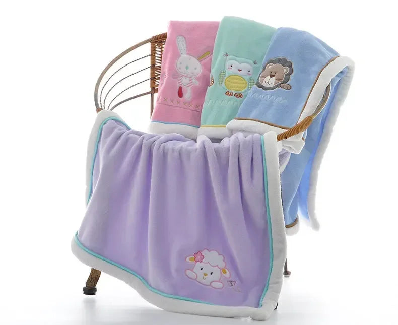 Baby Cartoon Flannel Blanket