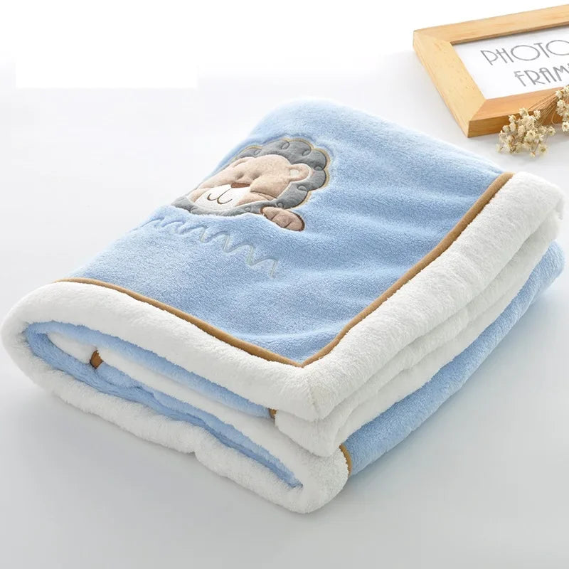 Baby Cartoon Flannel Blanket