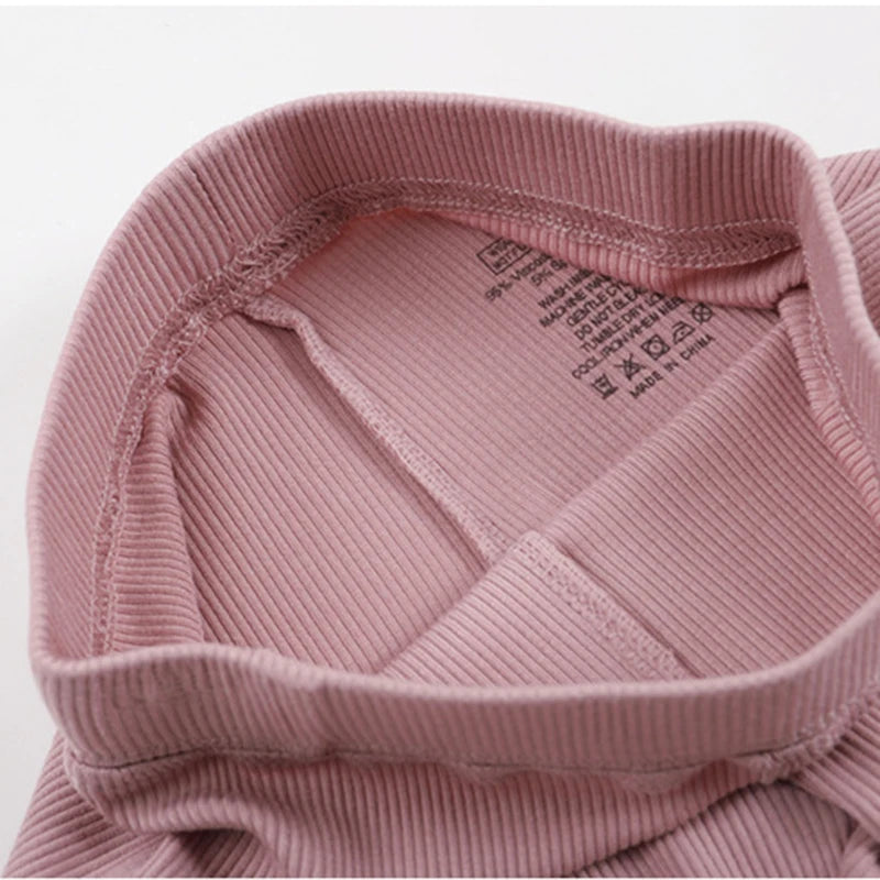 Striped Bamboo Fiber Toddler Pajamas Set