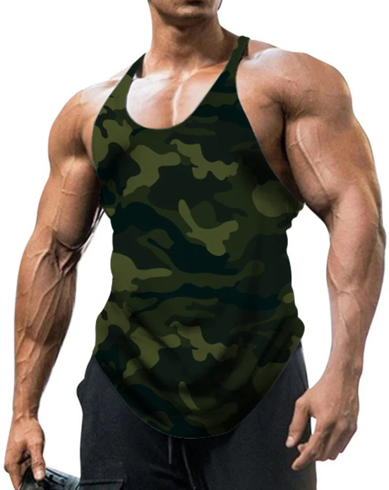 Men’s Vintage Printed Tank Top