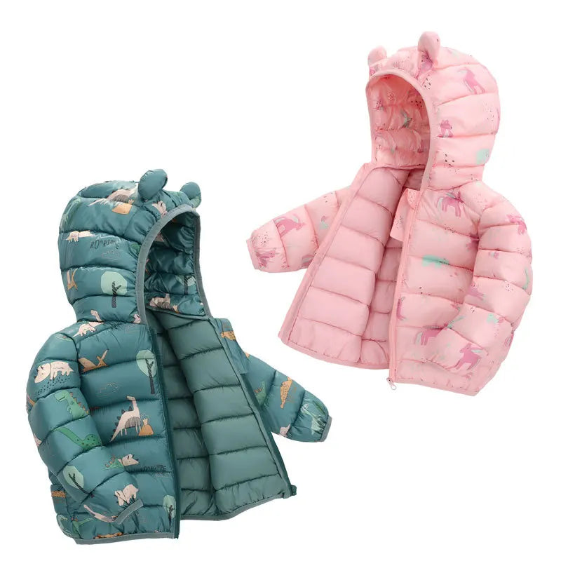 Baby Hooded Cartoon Jacket