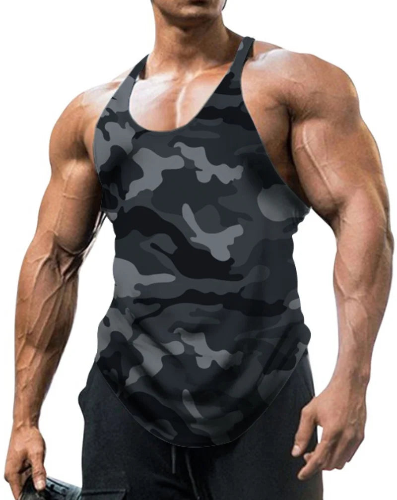 Men’s Vintage Printed Tank Top