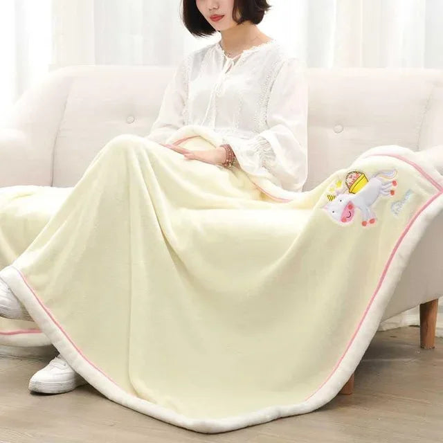 Baby Cartoon Flannel Blanket