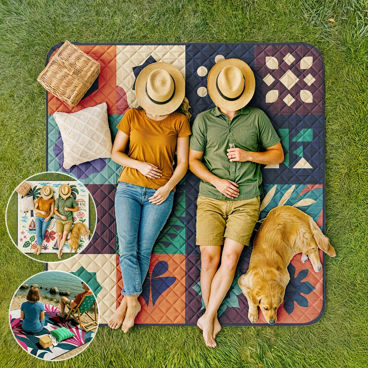 Extra Large Foldable Picnic Blanket