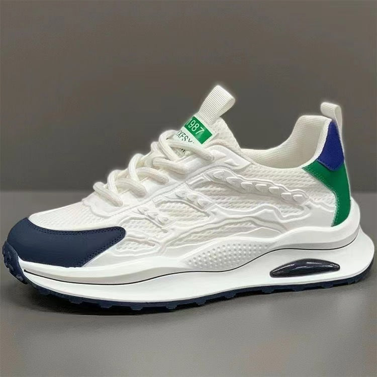 White Laceup Sneakers