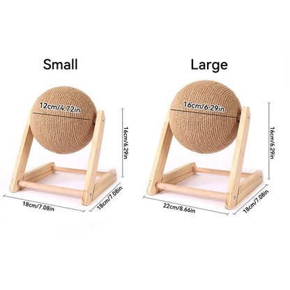 ClawHaven Wooden Cat Scratching Post